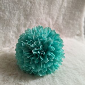 Pompón verde agua