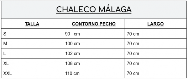 CHALECO MÁLAGA - Imagen 2