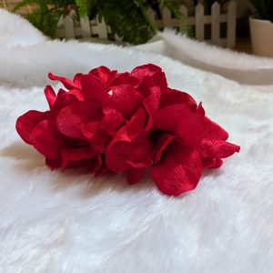 Diadema de orquídeas pequeñas en terciopelo