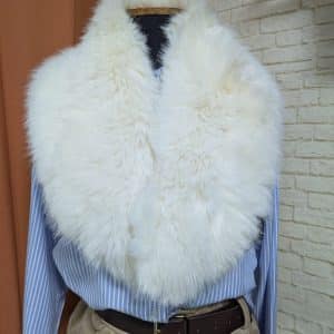 CUELLO PELO BEIGE CLARO