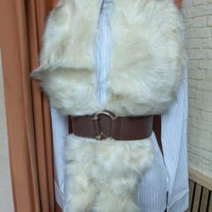 CUELLO PELLO LARGO BEIG