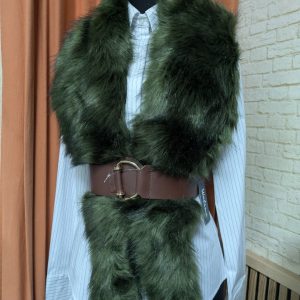 CUELLO PELO LARGO VERDE